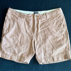 J Crew Mens Linen Cotton Shorts